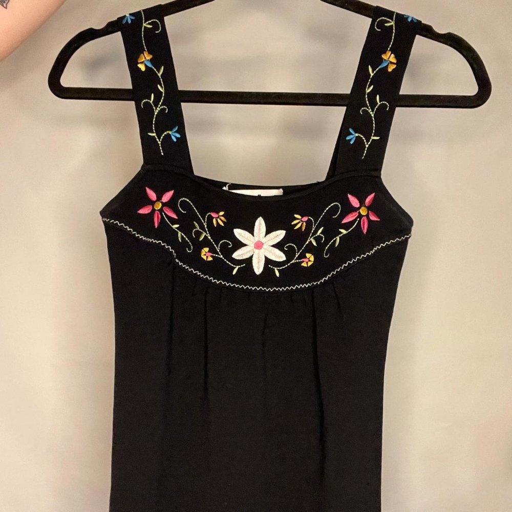 VTG 90's Joseph A. embroidered top